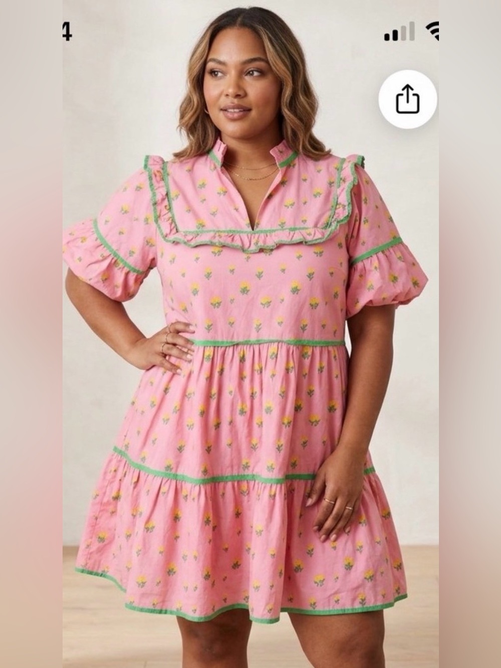UMGEE Babydoll tired Dress 1X